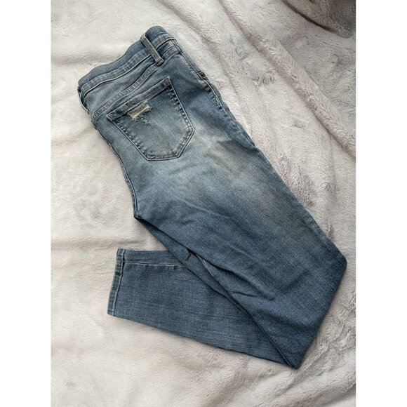 Liz Lange Maternity Distressed Jeggings - Picture 3 of 8